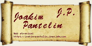Joakim Pantelin vizit kartica